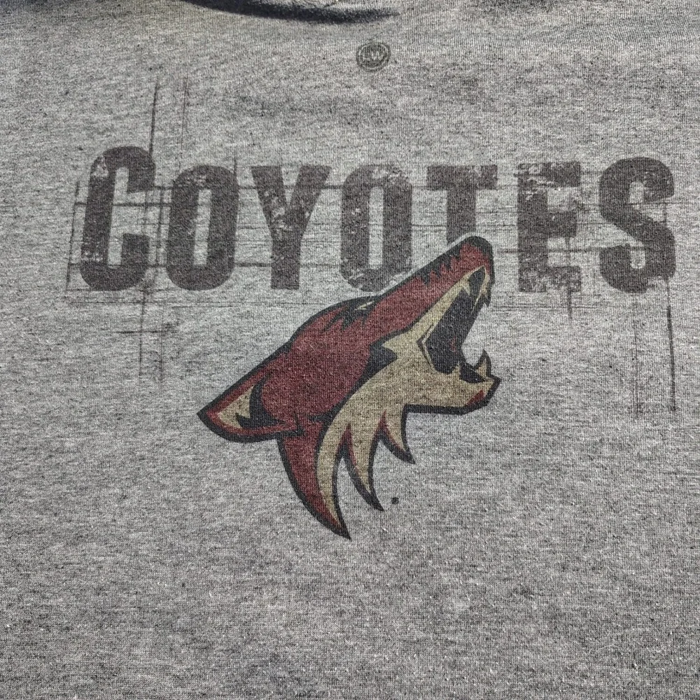 Arizona Coyotes NHL Hockey Pullover Hoodie Gray Established 1996 Men's XL - Picture 2 of 9